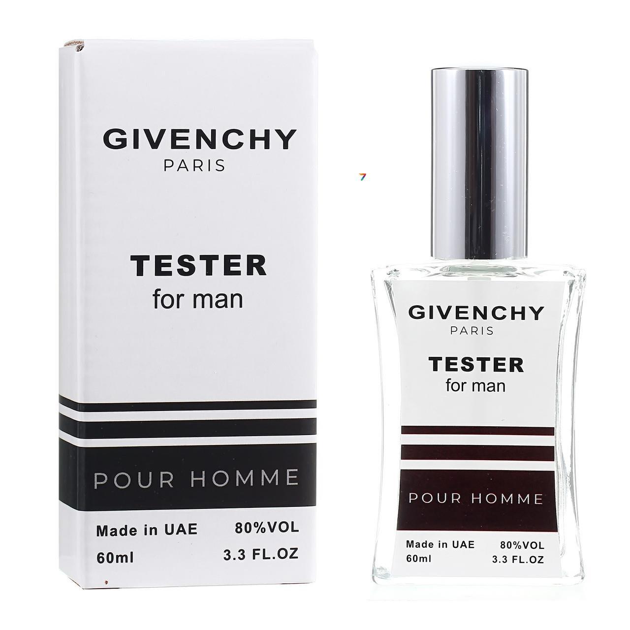 Чоловічий тестер Gvenchy Pour Homme, 60 мл