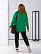 Костюм жіночий спортивний осінь-весна великих розмірів 1396ну  р.52-70 New, фото 4