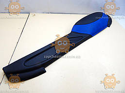 Накладка панелі ВАЗ 2105 ТЮНІНГ Синьо-чорна обшита шкірозамінником (пр-возавод) ПІР 26022