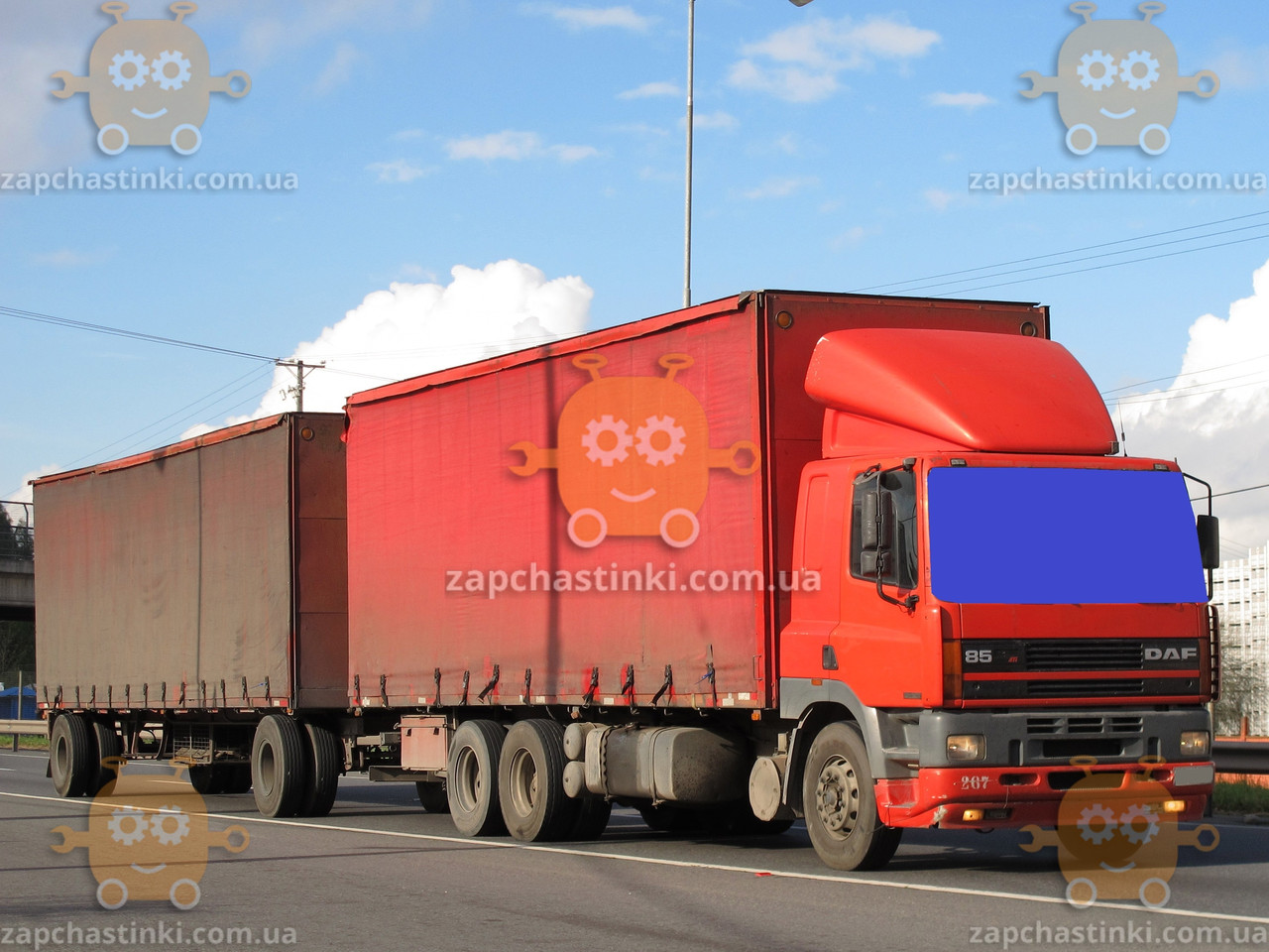 Скло лобове DAF 65, 75, 85, CF, CS Trailer (пр.о BENSON) ГС 104048 (запобігання 450 грн)