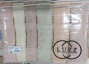 Махрові рушники «Luzz Cool» 50*90 см (6 шт)