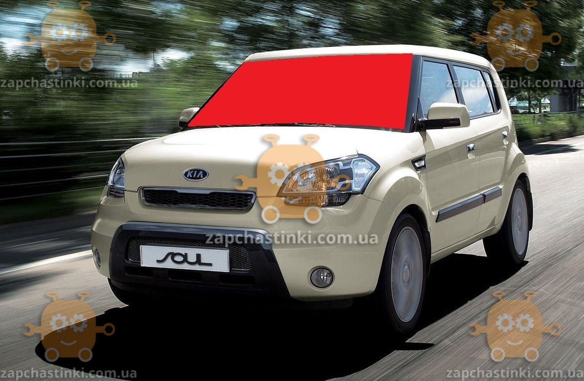 Скло лобове KIA SOUL після 2009 р. (пр.о AGC Завод) ГС 98146 (запорошено 600 грн)