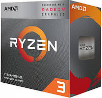 Центральный процессор AMD Ryzen 3 3200G 4C/4T 3.6/4.0GHz Boost 4Mb Radeon Vega 8 GPU Picasso AM4 65W Box