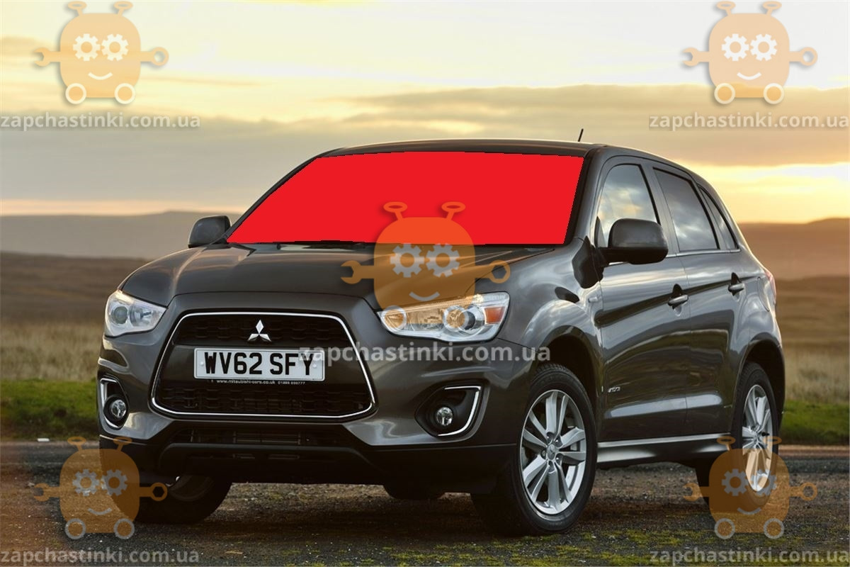 Скло лобове MITSUBISHI ASX після 2010г. 4 W (пр. AGC Завод) ГС 96783 (запобігання 800 грн)