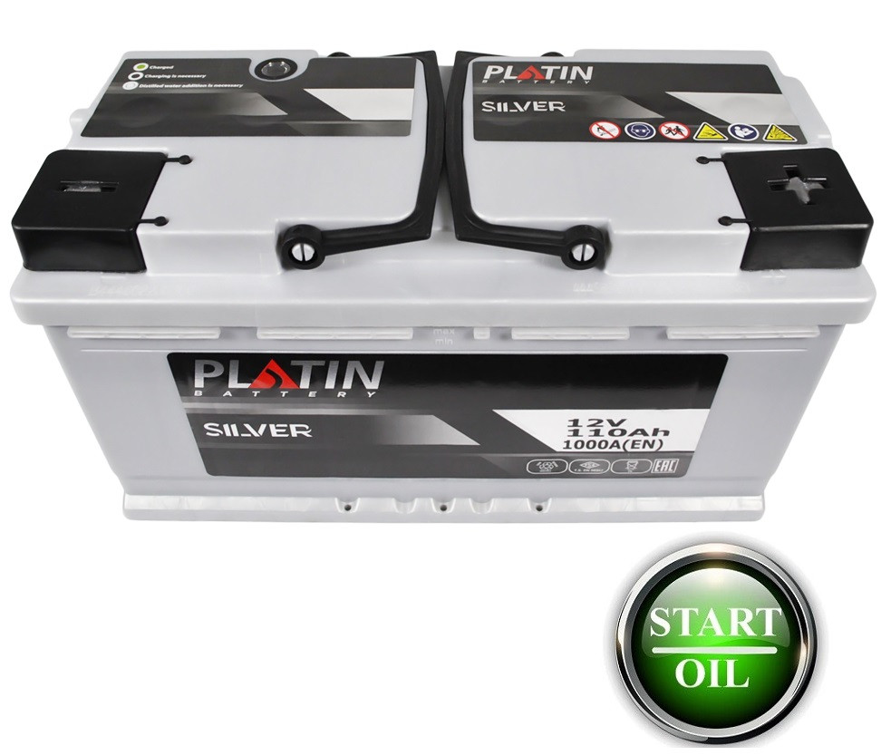 Акумулятор PLATIN SILVER 110Ah 1000A R+