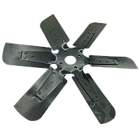 Крильчатка вентилятора ЯМЗ 236, ЯМЗ 238 (метал, діаметр 550 мм, 6 лопатей) АТП 238Н-1308012 Передоплата