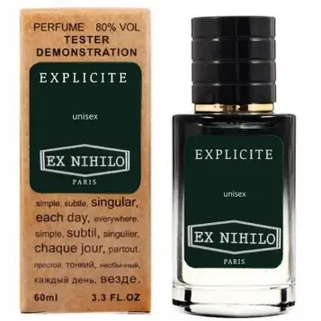 Ex Nihilo Explicite TESTER LUX, унисекс, 60 мл