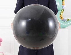 Повітряна куля сюрприз чорна, латексна куля 48 см 19" Gemar Китай