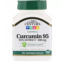 Куркума 21st Century Curcumin 95 500 mg 45 Veg Caps