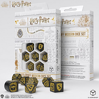 Набір дайсів Harry Potter Hufflepuff Modern Dice Set Black