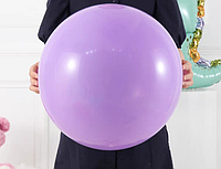 Воздушный шар сюрприз сиреневый, латексный шар пастель 48 см 19" Gemar