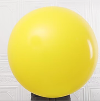 Шар гигант латексный воздушный сюрприз желтый 31" 80 см Gemar
