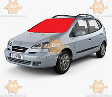 Скло лобове CHEVROLET TACUMA, REZZO 2000-2008г місце під дзеркало (BENSON) Передоплата 50%