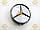 Емблема колеса MERCEDES Мерседес ХРОМ сірий (4 шт.) пластик (ковпачки колеса для титанів) (діаметр ф75 мм) 171103, фото 3