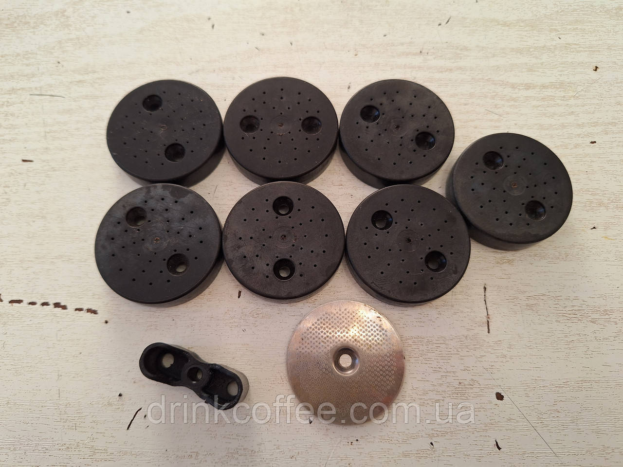 Сито верхнього поршня 7шт + сито ЗП для кавомашини Delonghi ECAM б/у лот_7, фото 1