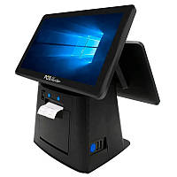 11,6" Windows моноблок, 3-в-1 POS-терминал POS Vector Selena 4/128 ГБ со встроенным принтером и двумя экранами