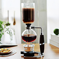 Сифон для заваривания кофе/чая Hario TCA-5 600 мл - Вакуумный заварщик для Кофе и Чая Стеклянный syfon hario