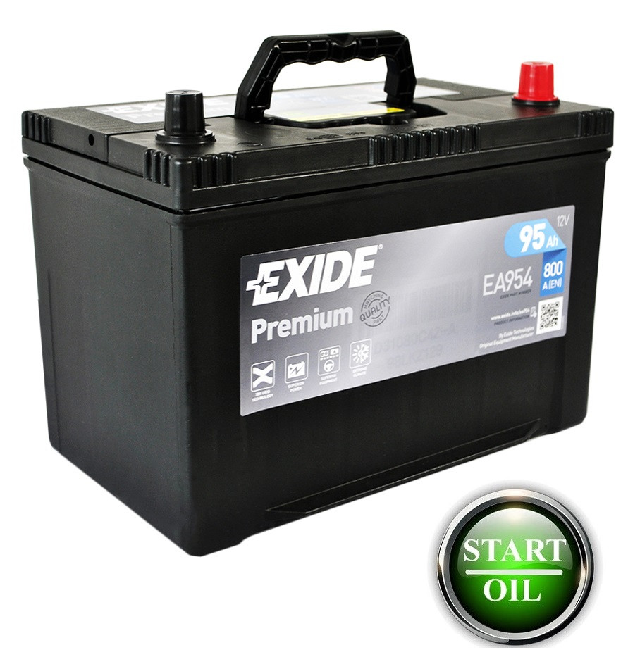 Аккумулятор EXIDE Premium Asia 95Аh 800Ah R+ EA954 (ID#2082988832 ...