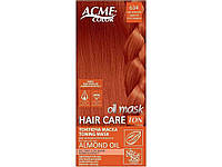 Маска Тонувальна Насичений мідний 634 Hair Care Ton oil mask ТМ Acme-Color "Wr"
