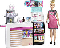 Ігровий набір Barbie You Can Be Anything Coffee Shop, Кав'ярня з лялькою Барбі