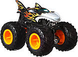 Hot Wheels Monster Trucks Creature 3-Pack Набір 3 монстр-траки Акула, Піранья, Динозавр 1:64 Оригінал, фото 7