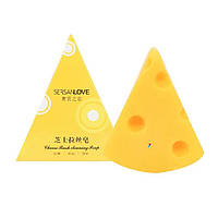 Натуральное мыло SERSANLOVE Cheese Rush Cleaning Poap с молочными протеинами и эфирными маслами 60 гр