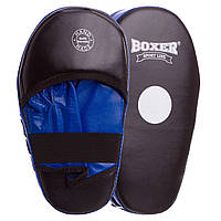 Лапа прямая удлиненная для бокса и единоборств BOXER 38х18х4,5см 2шт