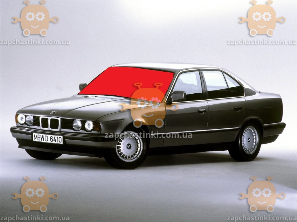 Скло лобове BMW 5 SERIES 34 1988-95г. місце під дзеркало (1518* (пр-во SAFE GLASS) ГС 98136 (передоплата 250