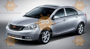 Ветровики Geely Emgrand EC7 седан 2009 - (скотч) AV-Tuning