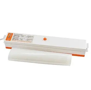 Домашній вакууматор для продуктів Keep Freshness LK202209-22 Кухонний вакуумний пакувальник  Білий