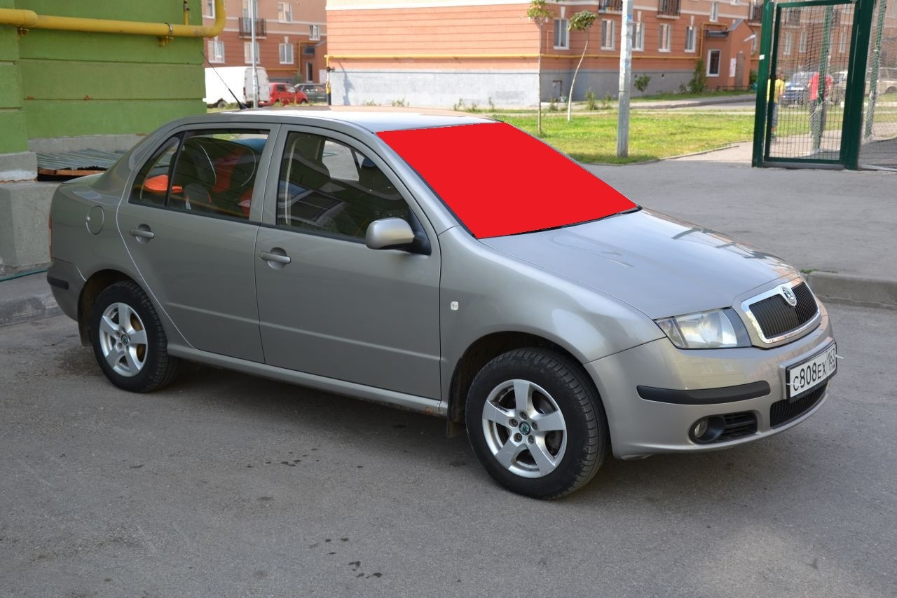 Скло лобове SKODA FABIA, ROOMSTER 2007-14г. молдинг, vin (пр-во XYG) ГС 104312 (передоплата 350 грн)