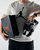 Чоловічі кросівки Nike Air Jordan Travis Scott Cut The Check Black White (Білі) Найк Аір Джордан Тревіс Скот шкіра демісезон, фото 4