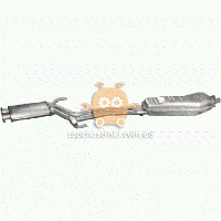 Глушник BMW 525 2.5 i 24V 87-90 (03.77+03.76) (виробництво Polmostrow Польща) №03.125