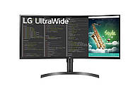 LG Монитор 35" 35WN75C-B 2xHDMI, DP, USB-C, MM, VA, 3440x1440, 21:9, sRGB 99%, CURVED, FreeSync, HAS, HDR10