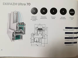 Профільна система EKIPAZH ULTRA 70 (п'ятикамерна система, 70мм)