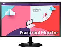 Монитор 23.8" S24C360E D-Sub, HDMI, VA, 75Hz, 4ms, CURVED,Samsung