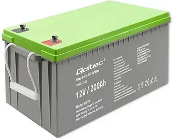 Акумулятор для UPS Qoltec 12V 200Ah (Azqoluaz0053079)