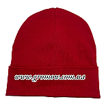 Оптом шапки 48 50 52 і 54 трикотажна подвійна шапка головні убори дитячі гурт (ОШ36376), фото 2