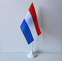 Флажок Нидерланди на подставке полиэстер 14х23 см