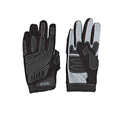 Тактические военные перчатки с защитой лодони Strike Systems Tactical Gloves Black/Grey