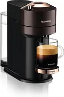 Капсульна кавоварка еспресо Delonghi Nespresso Vertuo Next ENV120.B Premium Brown