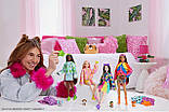 Лялька-сюрприз Barbie Cutie Reveal Monkey Plush Барбі в костюмі, Мавпочка Милашка проявляшка, мартишка Оригінал, фото 6