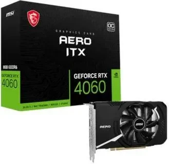 Відеокарта Msi GeForce RTX 4060 AERO ITX 8GB GDDR6 (RTX4060AEROITX8GOC)