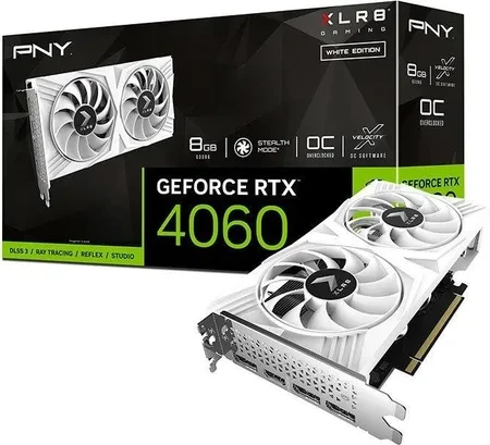 Відеокарта Pny GeForce RTX 4060 XLR8 Verto DF 8GB GDDR6X (VCG40608DFWXPB1O)