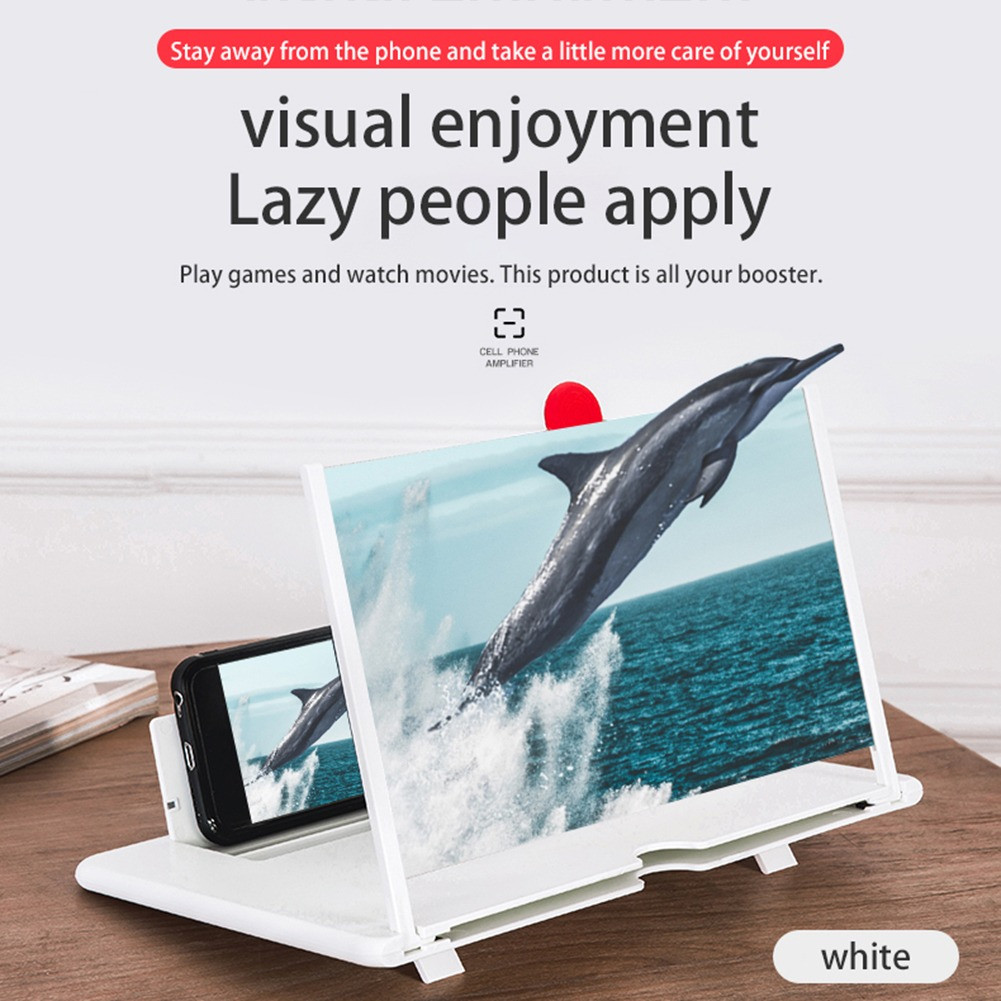 Универсальный увеличитель экрана телефона (белый) - фото 3 - id-p2034968683