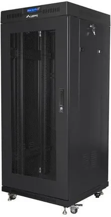 Монтажна шафа підлогова Lanberg 19 27U 600x600 мм Black (FF01662723BL)