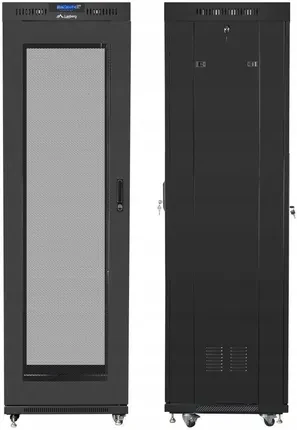 Монтажна шафа підлогова Lanberg 19 42U 600x600 мм Black (FF01664223BL)