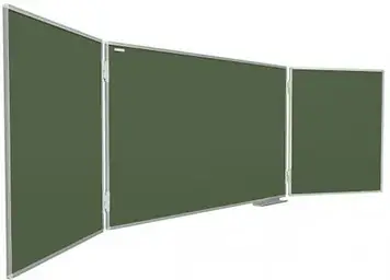 Дошка магнитно-маркерна Allboards Тип триптих зелена 100х150/300 см