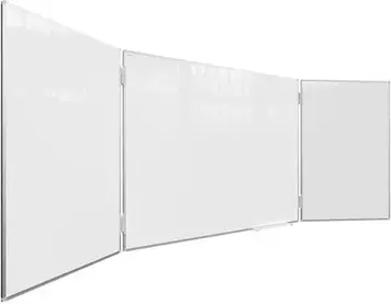 Дошка магнитно-маркерна Allboards Тип триптих біла 100х150/300 см