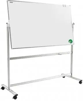 Дошка магнитно-маркерна Allboards Двостороння поворотна мобільна PROJECTION P3 керамічна біла 200x120 см (TOS1220P3)